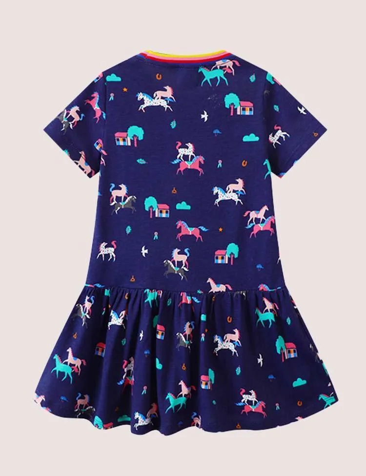 Rainbow Unicorn Dress - Image 3