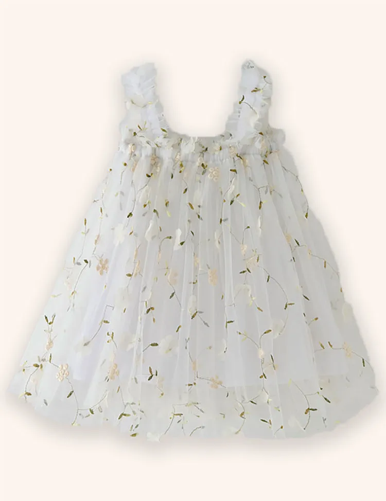 3D Butterfly Flower Tulle Dress - Image 7