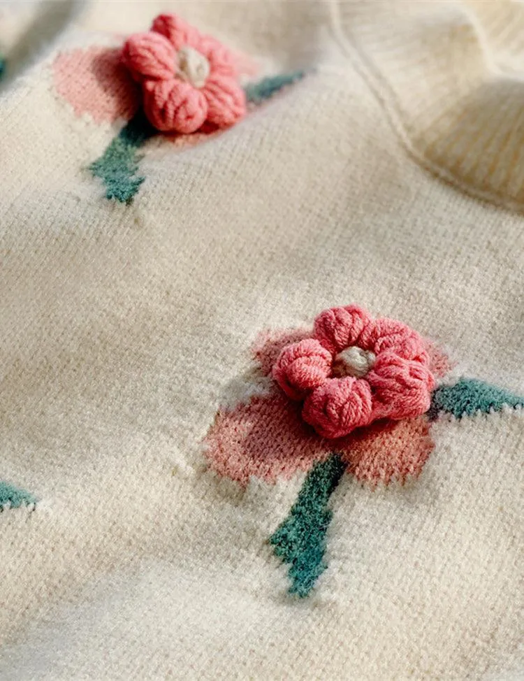 3D Flower Sweater - Image 2