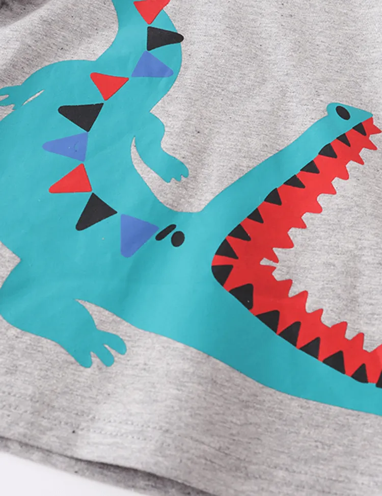 Alligator Printed Long Sleeve T-shirt - Image 5