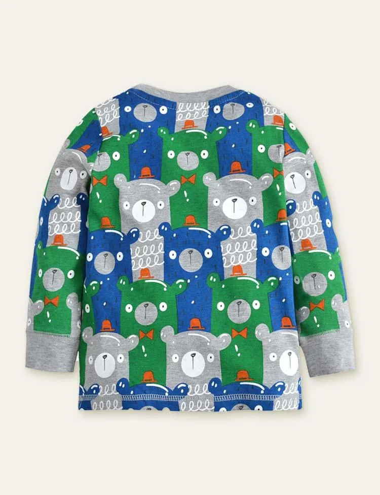 Alpaca Full Printed Long-Sleeved T-shirt - Image 2