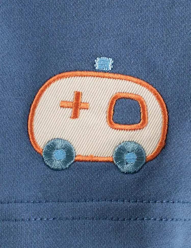Ambulance Embroidered Shorts - Image 2