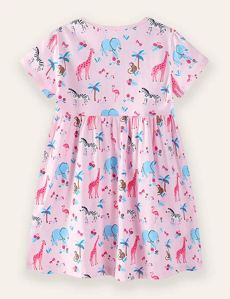 Animal Printed Dress - Image 2