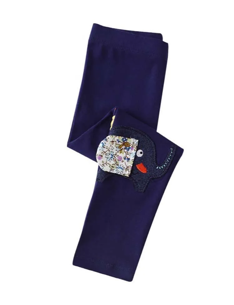 Giraffe Appliqué Knitted Leggings - Image 3