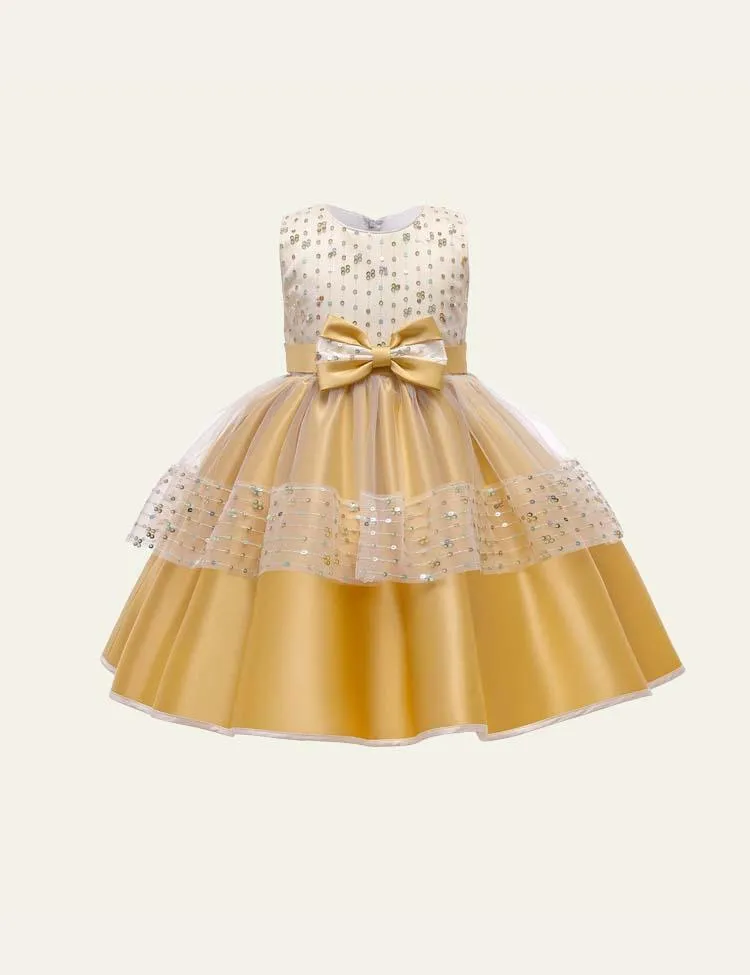 Bow Mesh Party Dress - Image 5
