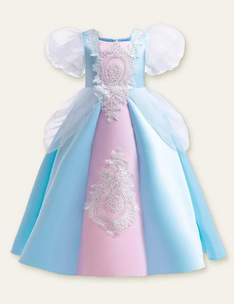 Bow Mesh Party Dress