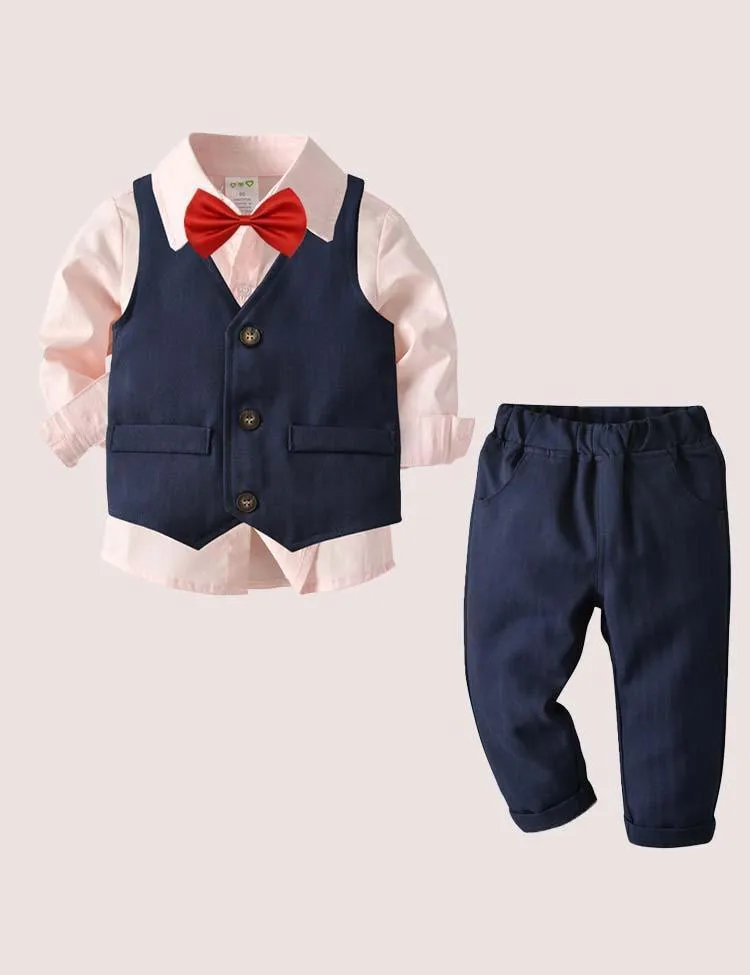 Bow Tie Vest Suit - Image 2