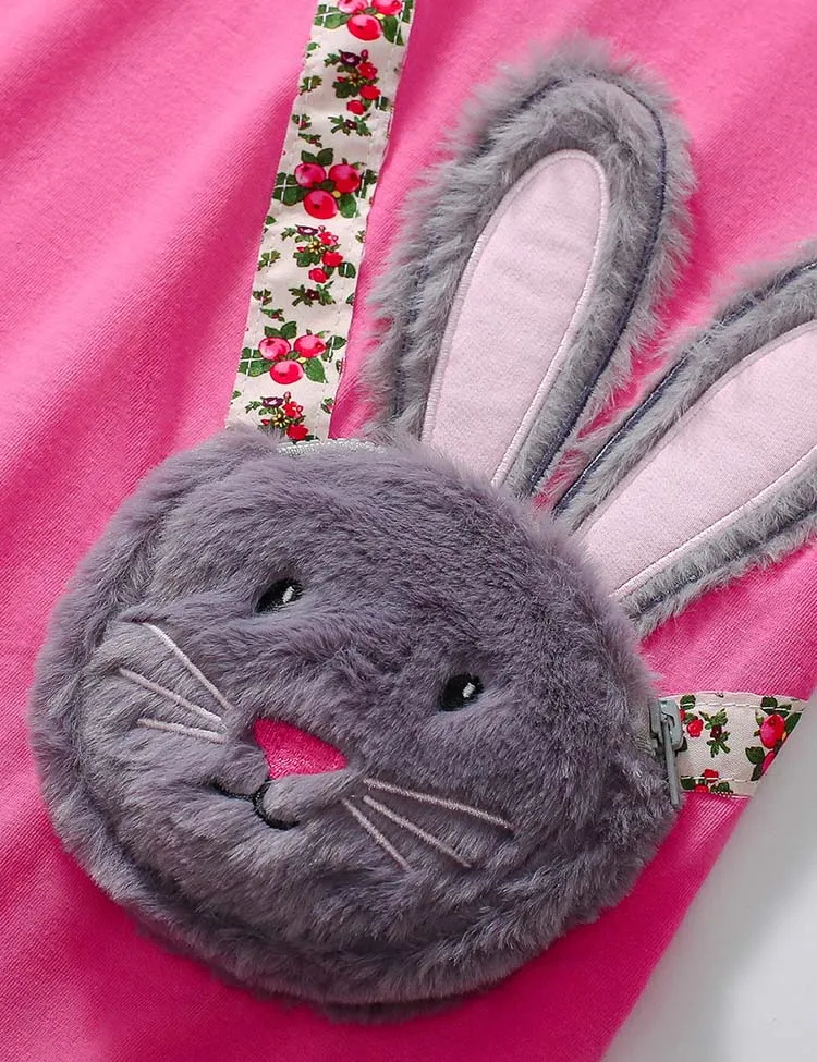 Bunny Applique Cotton Dress - Image 4