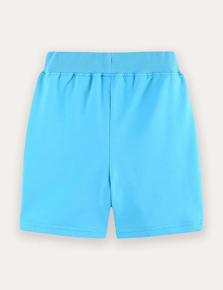 Bunny Embroidered Cotton Shorts - Image 2