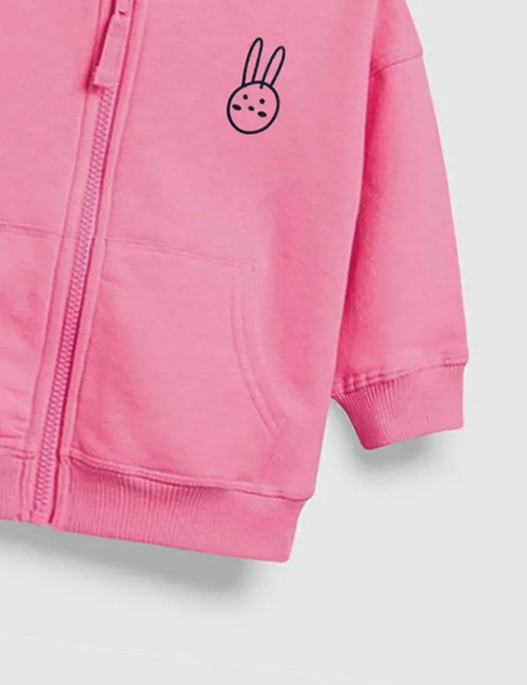 Bunny Print Hooded Coat - Image 2