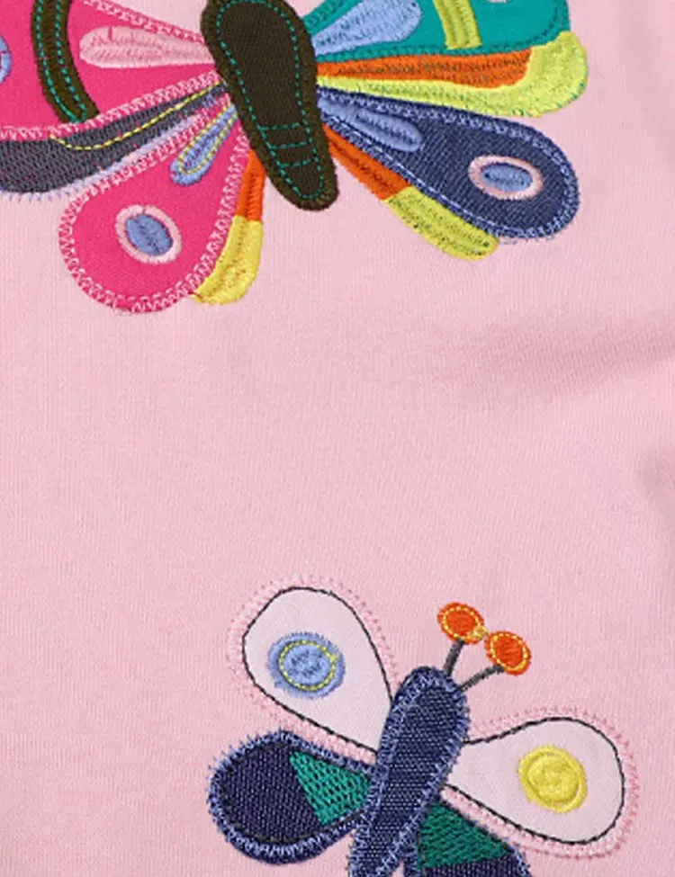 Butterfly Appliqué Sweatshirt - Image 3