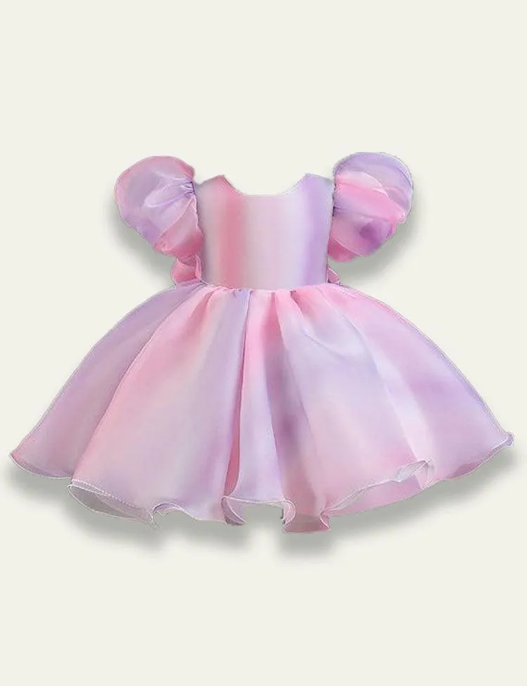 Butterfly Mesh Party Dress - Image 3