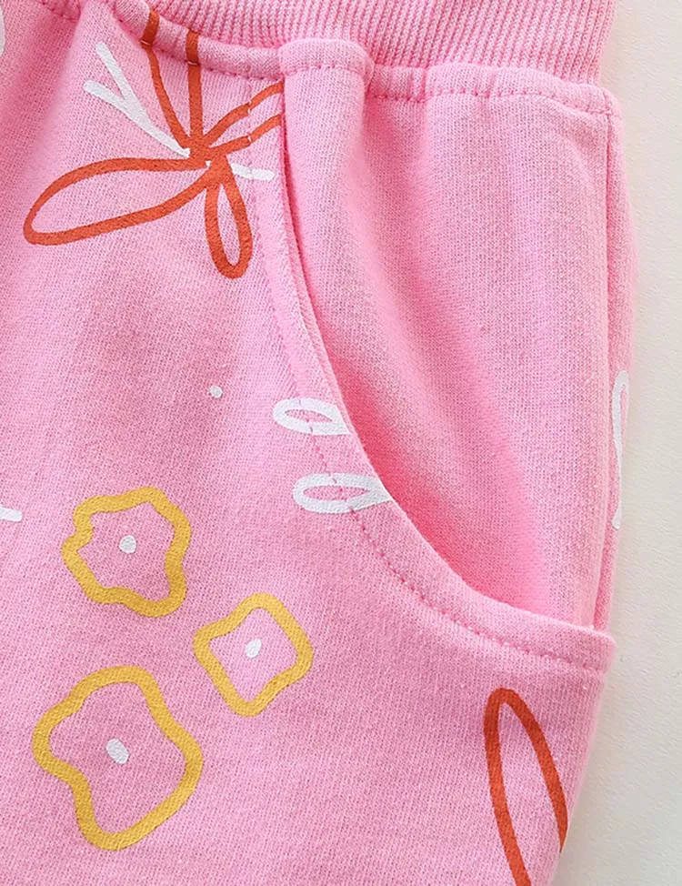 Butterfly Print Cotton Shorts - Image 4