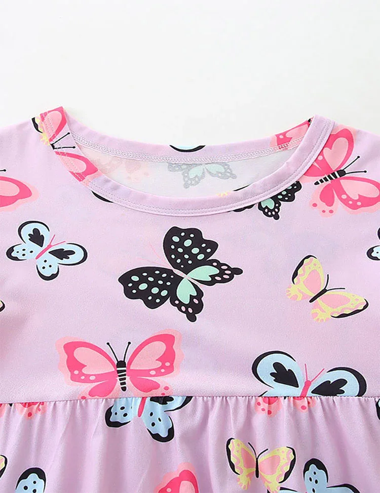 Butterfly Print Dress - Image 3