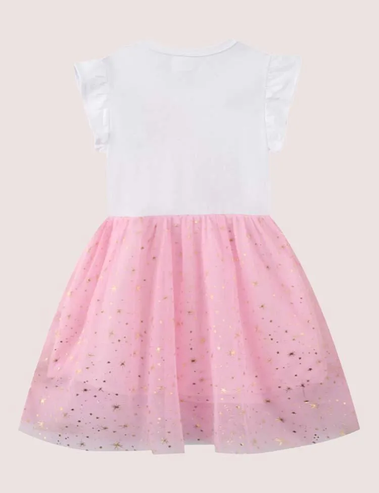 Butterfly Sequins Tulle Dress - Image 6