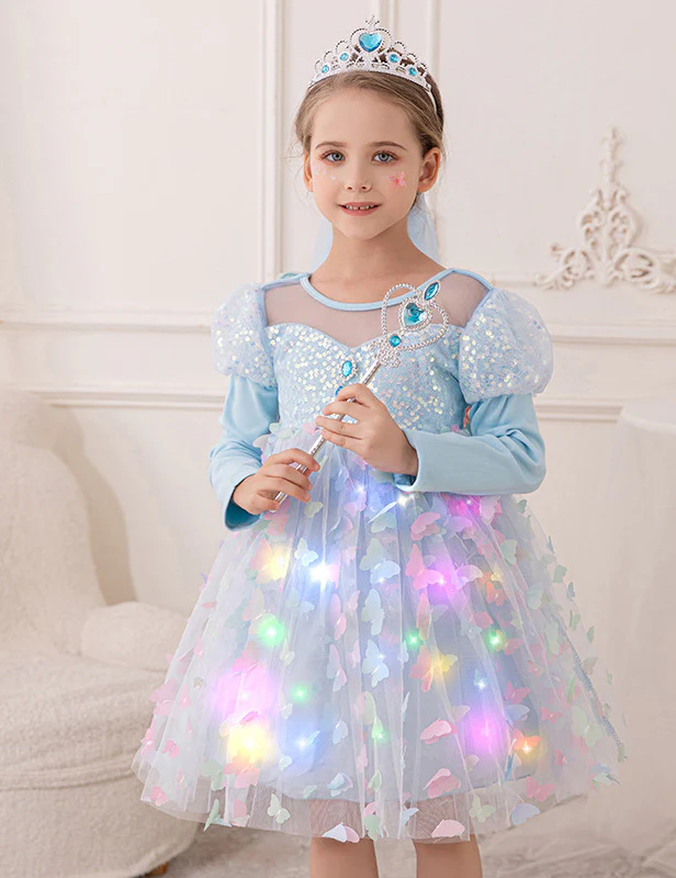 Butterfly Suspender Tulle Princess Dress - Image 8