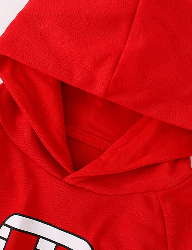 Car Printed Hooded Sweatshirt - Image 3