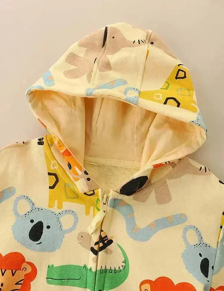 Cartoon Animal Printed Coat - Image 2