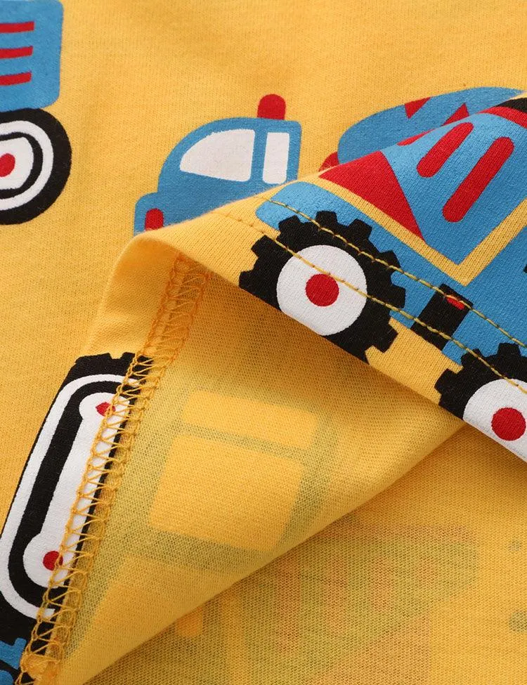 Cartoon Car Printed T-shirt - Image 3
