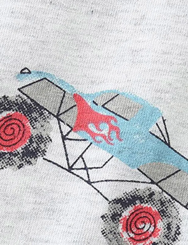 Cartoon Car Printed T-Shirt - Image 4