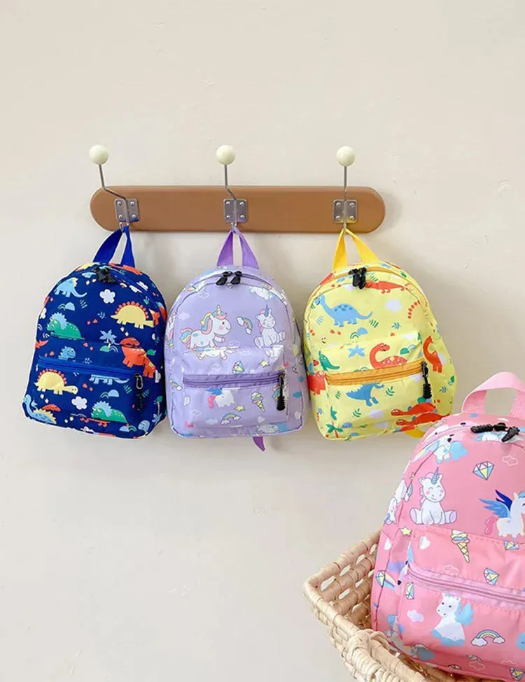 Cartoon Dinosaur Unicorn Backpack - Image 7