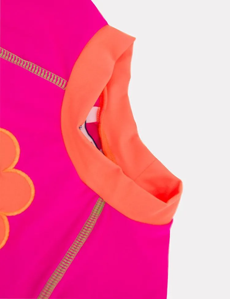 Cartoon Flower Split Swimsuit - Image 3