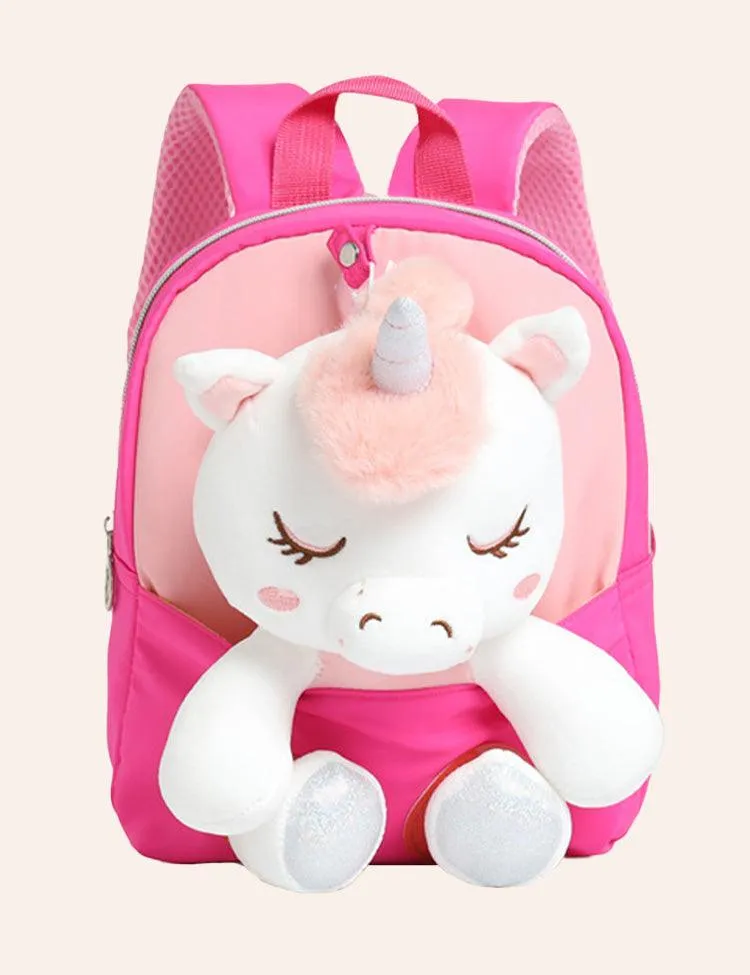 Cartoon Fluffy Unicorn Backpack - Image 2
