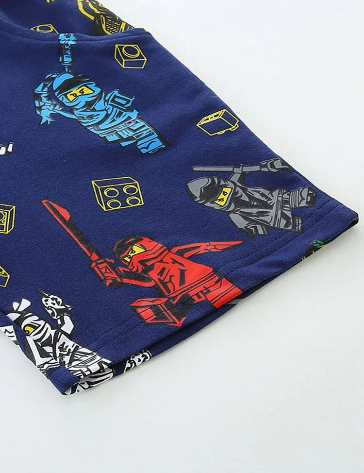 Cartoon Printed Cotton Shorts - Image 4