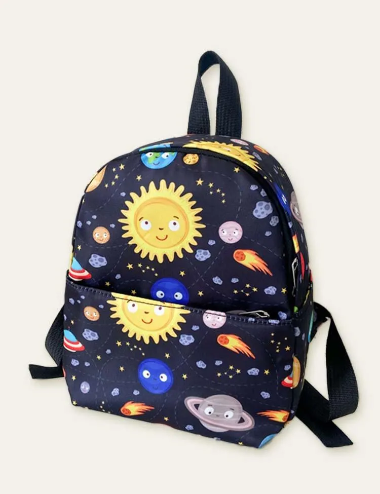 Cartoon Printed Schoolbag Backpack - Image 4