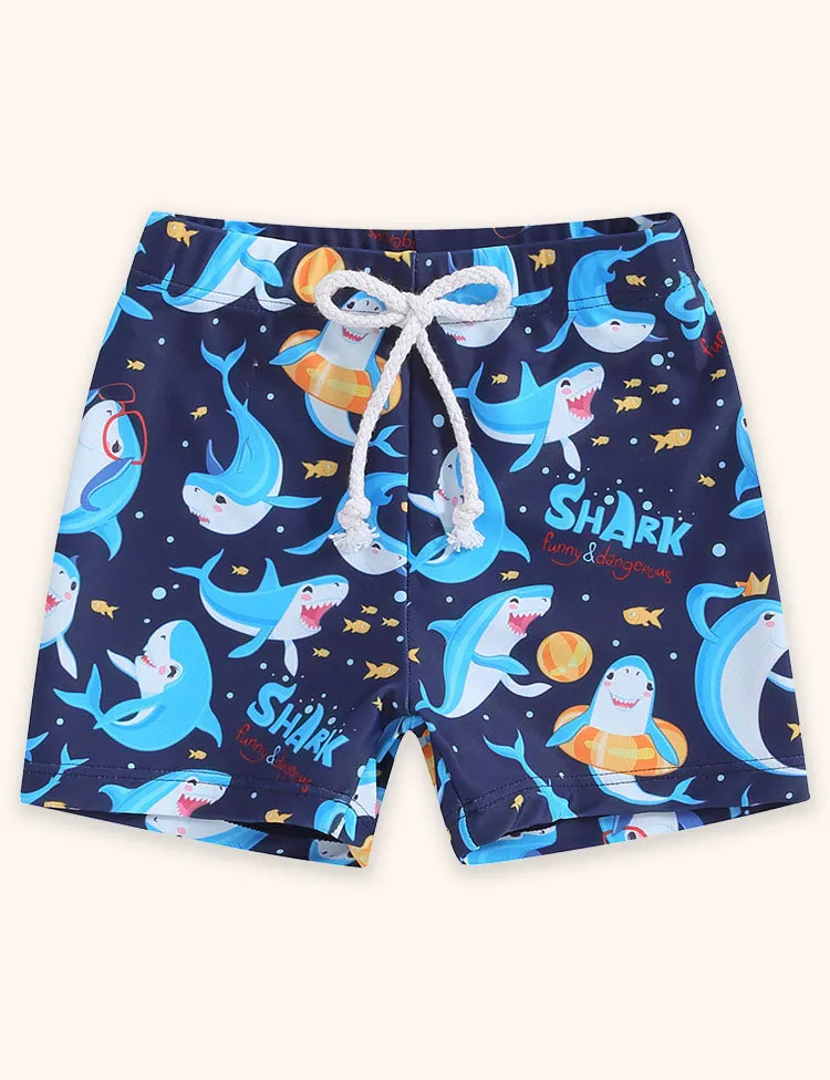 Cartoon Printed Swimming Trunks - Image 3