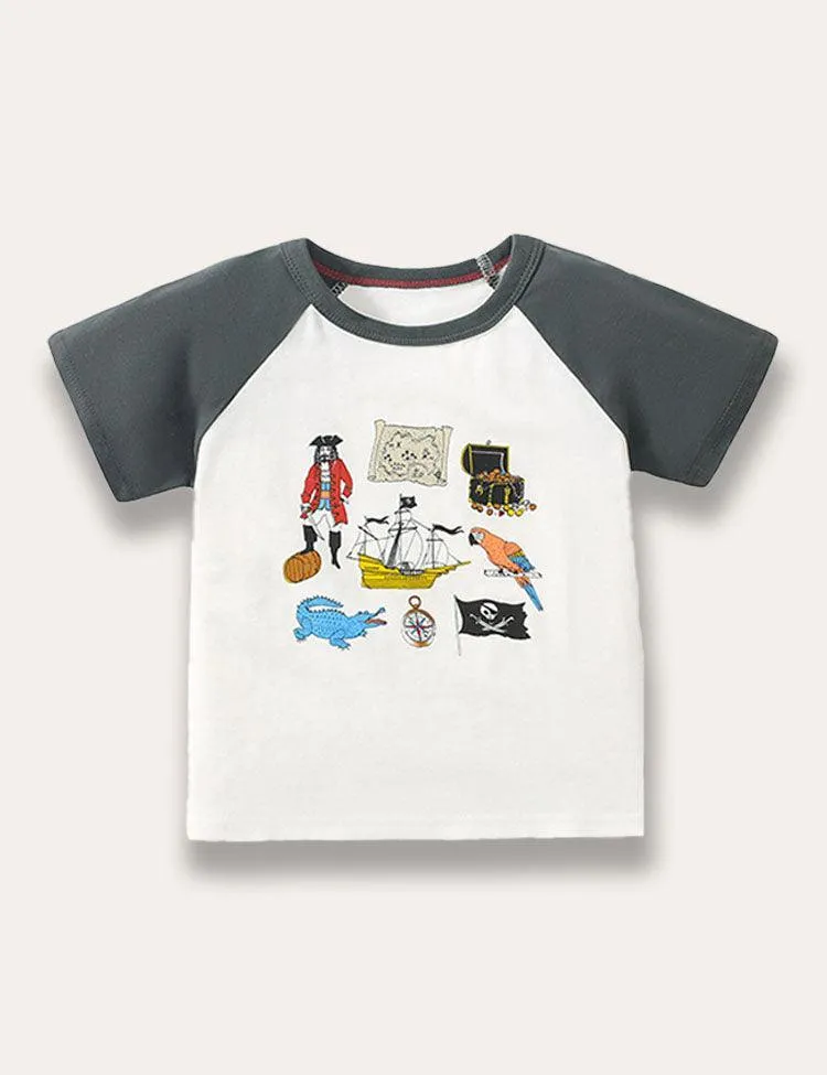 Cartoon Printed T-shirt