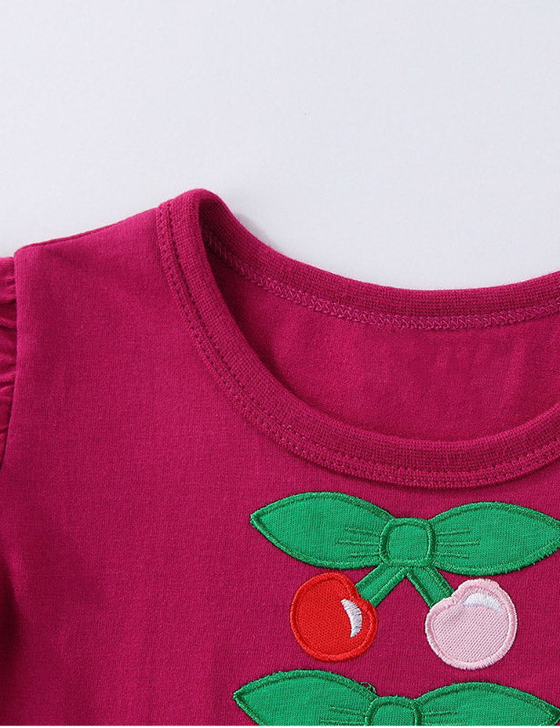 Cherry Embroidered Dress - Image 3