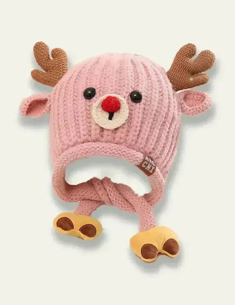 Christmas Deer Ear Protection Hat - Image 3