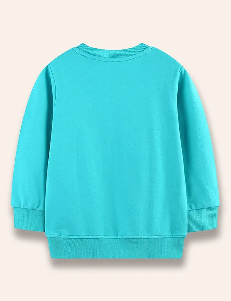 Christmas Animal Friend Appliqué Sweatshirt - Image 3