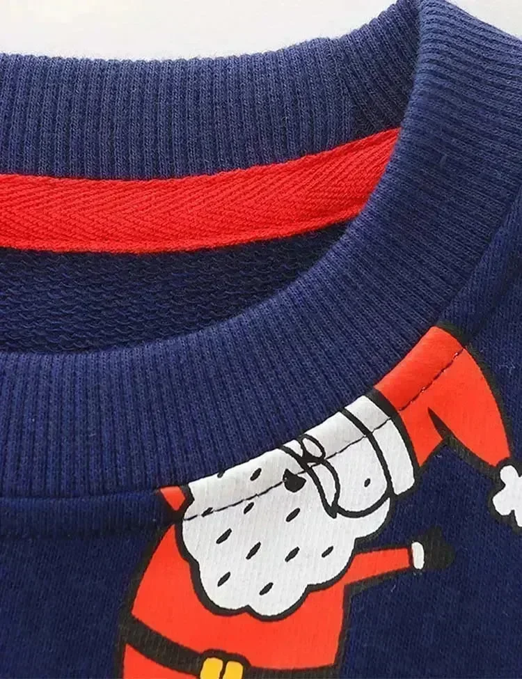 Christmas Cartoon Printed Sweatshirt - Image 6