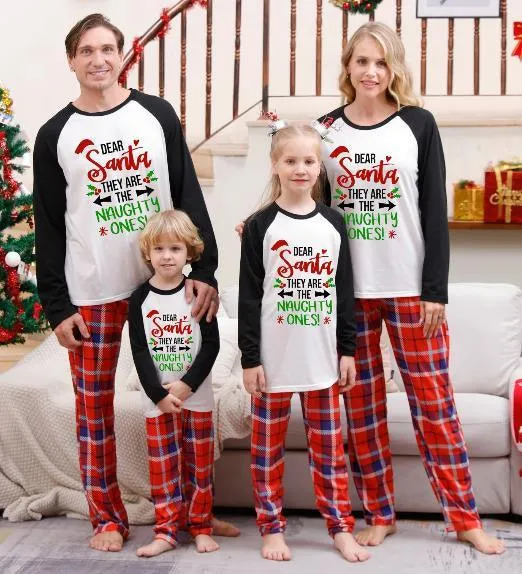Christmas Elf Printed Family Matching Pajamas - Image 3