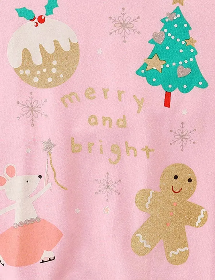 Christmas Gingerbread Man Printed Sweatshirt - Image 2