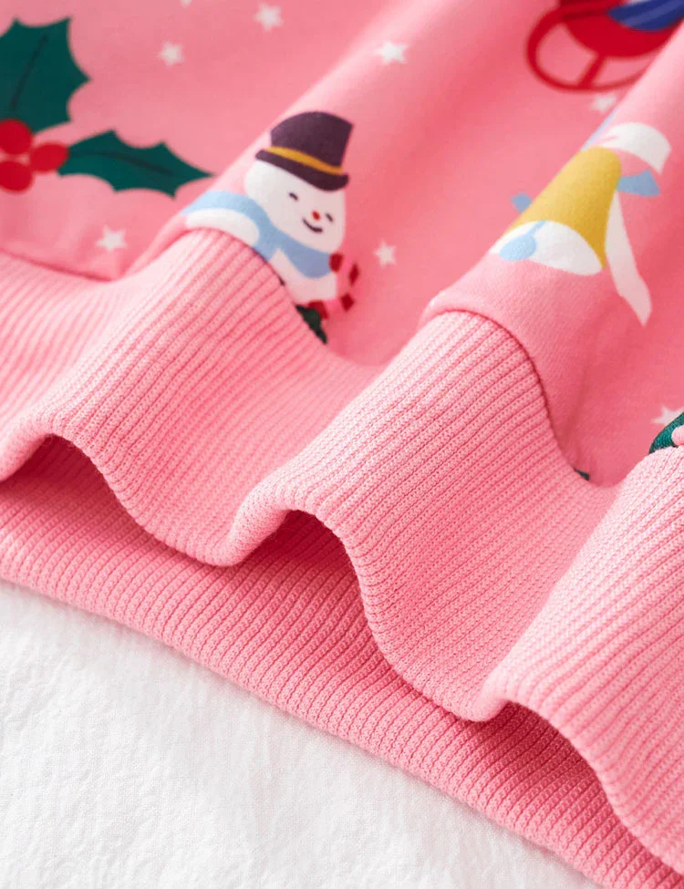 Christmas Printed Cotton Sweatshirt - Image 3