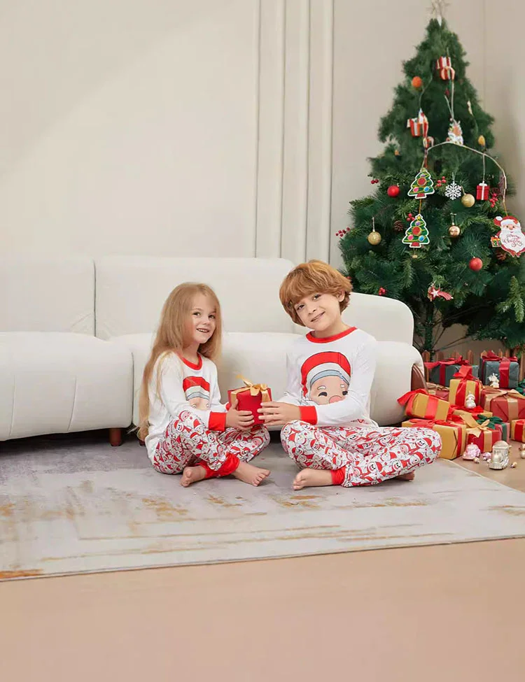 Christmas Santa Print Family Matching Pajamas Sets - Image 2