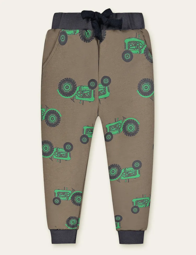 Color Cartoon Printed Sweatpants