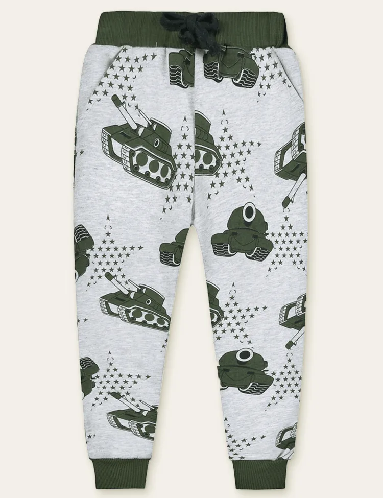 Color Cartoon Printed Sweatpants - Image 2
