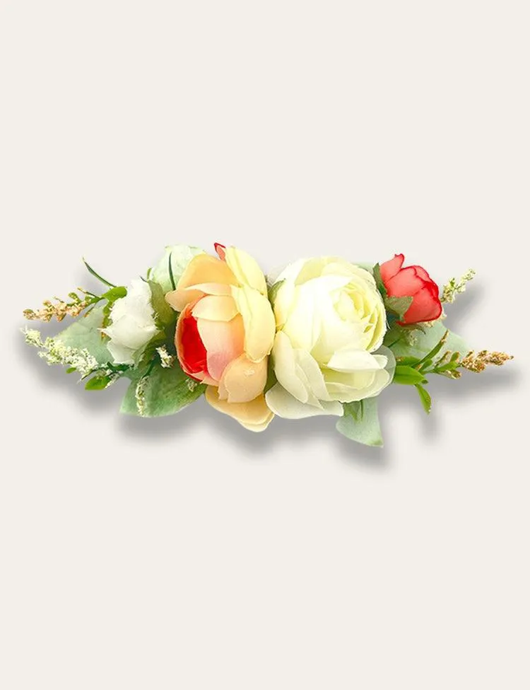Colorful Artificial Flower Headband - Image 6