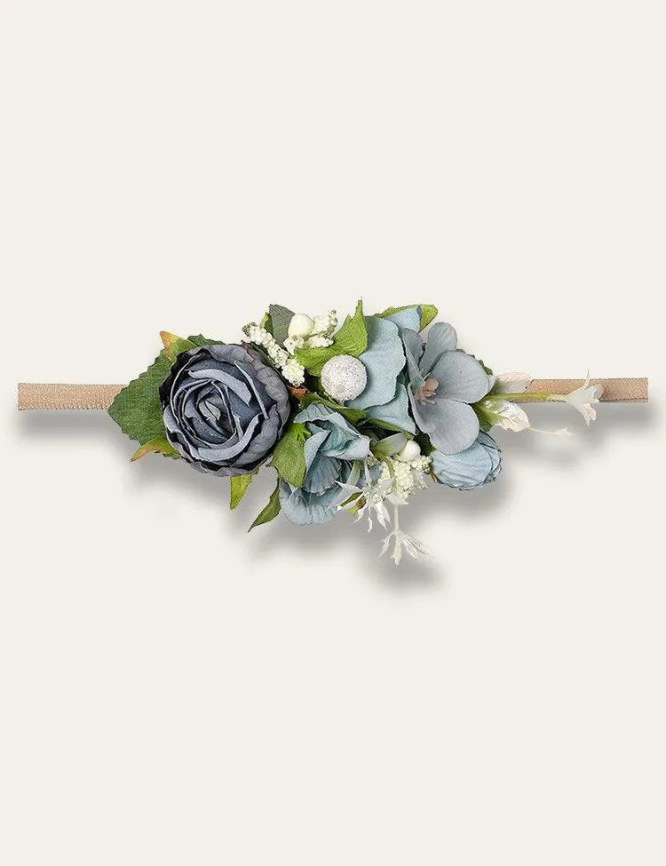 Colorful Artificial Flower Headband - Image 5