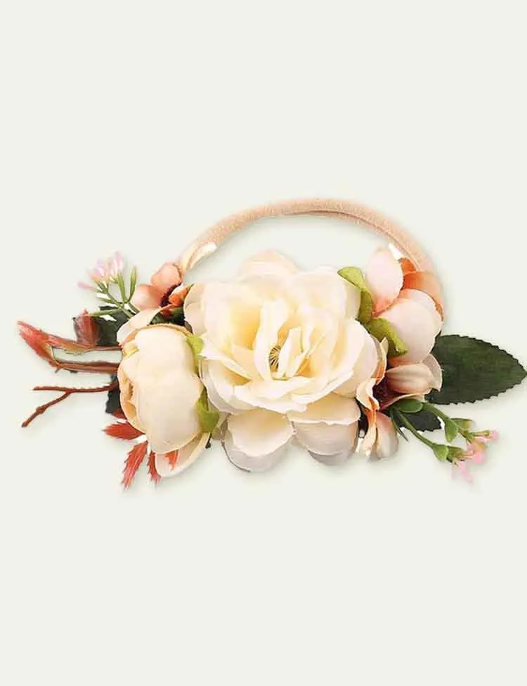 Colorful Artificial Flower Nylon Elastic Ribbon - Image 5