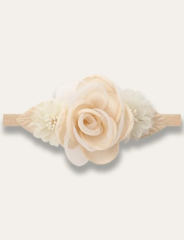 Colorful Flower Artificial Flower Headband - Image 2