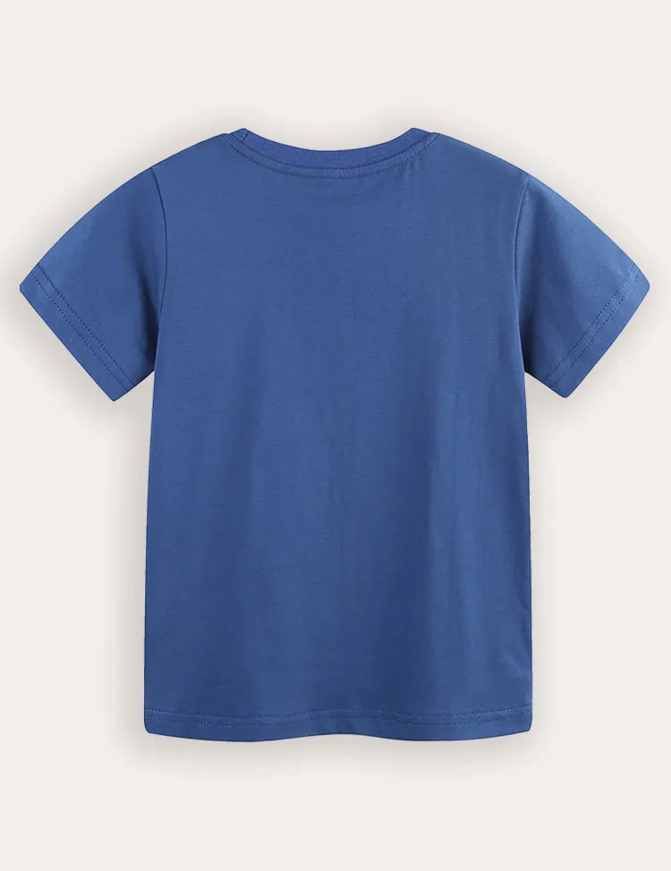 Construction Car Printed Short Sleeve T-Shirt - Image 2