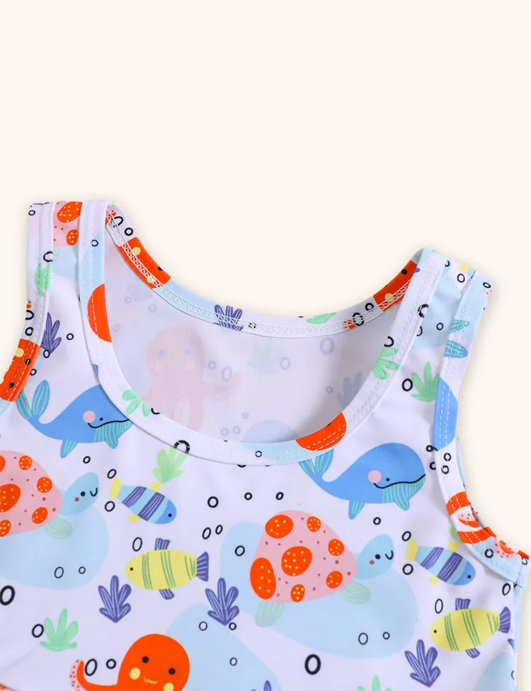Octopus Printed Swimsuit - Image 3
