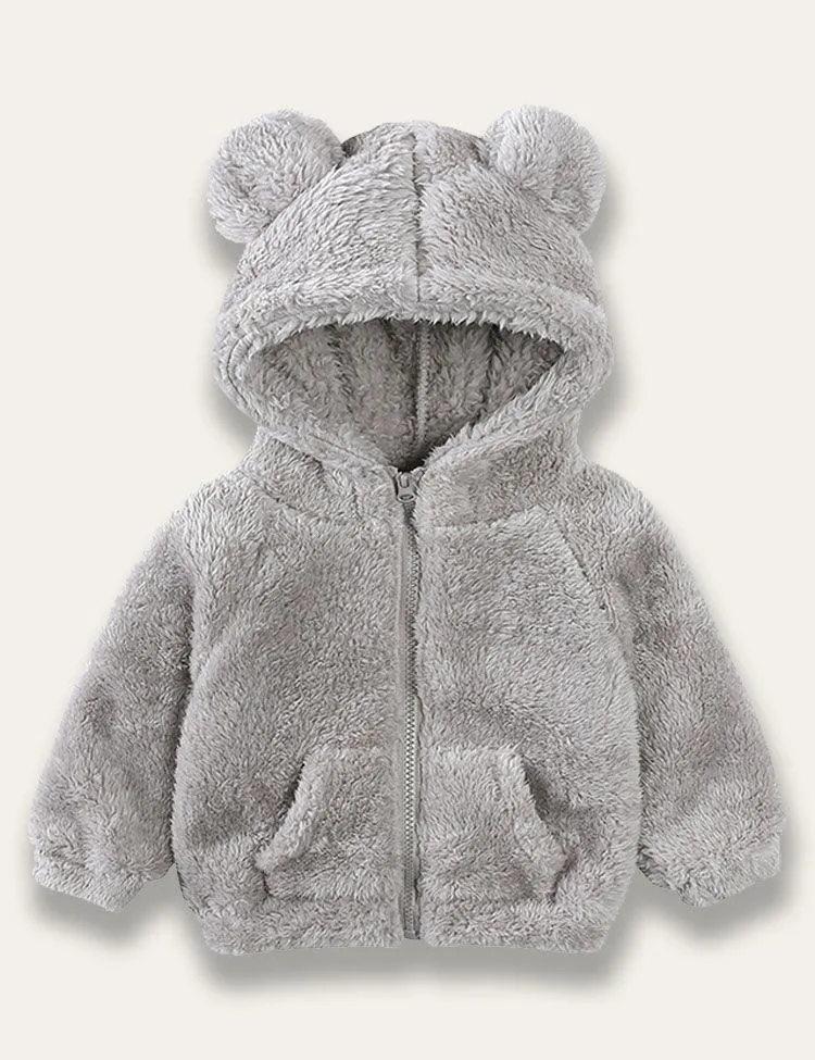 Cute Bear Thick Coat - Image 5