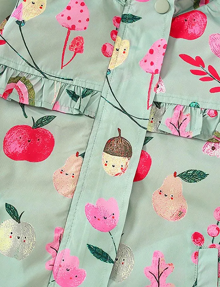 Cute Cartoon Print Coat - Image 2