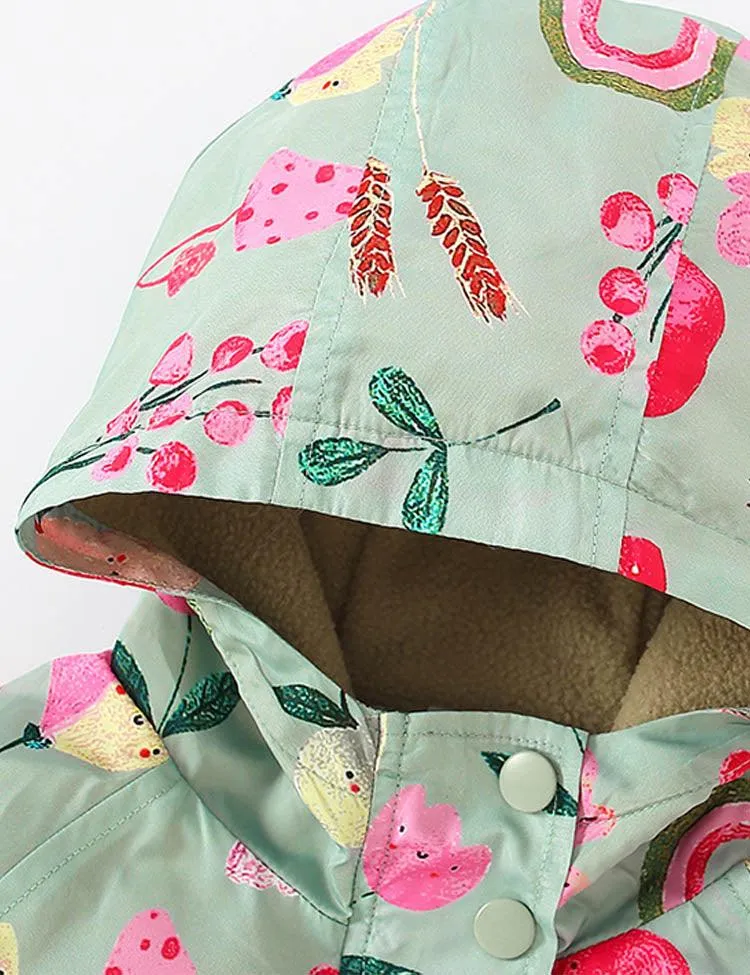 Cute Cartoon Print Coat - Image 3
